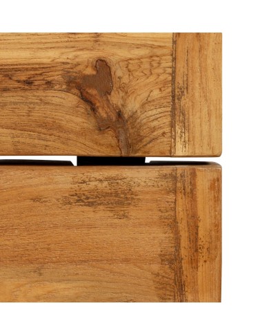 Table de bar Teck recyclé massif 150 x 70 x 106 cm