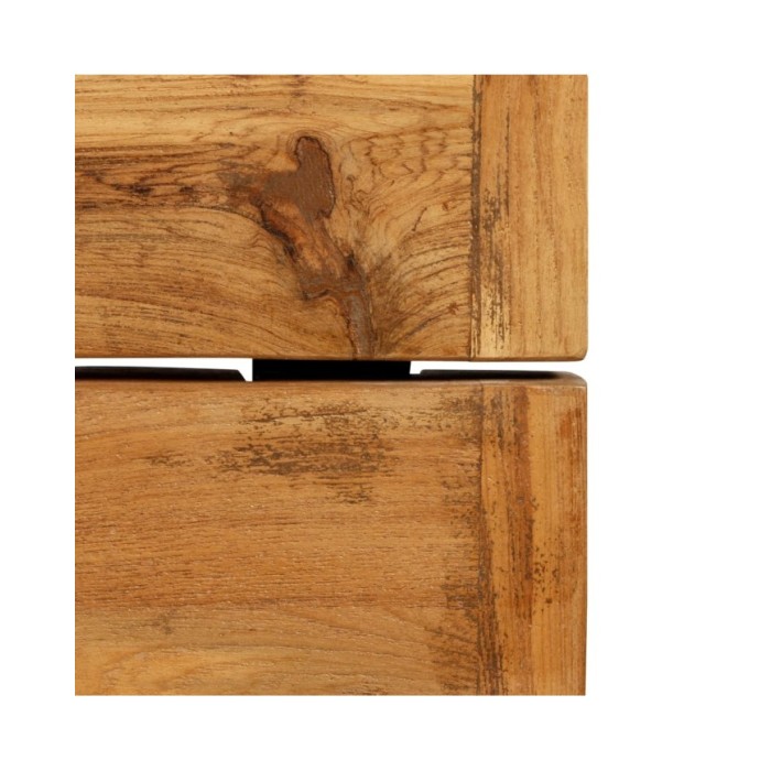 Table de bar Teck recyclé massif 150 x 70 x 106 cm