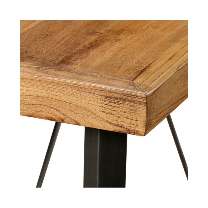 Table de bar Teck recyclé massif 150 x 70 x 106 cm