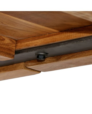 Table de bar Teck recyclé massif 150 x 70 x 106 cm