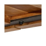 Table de bar Teck recyclé massif 150 x 70 x 106 cm