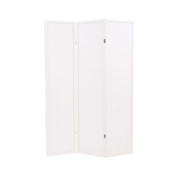 Cloison de séparation 3 panneaux Style japonais 120x170cm Blanc