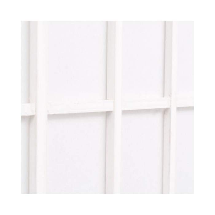 Cloison de séparation 3 panneaux Style japonais 120x170cm Blanc