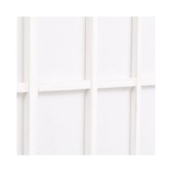 Cloison de séparation 3 panneaux Style japonais 120x170cm Blanc