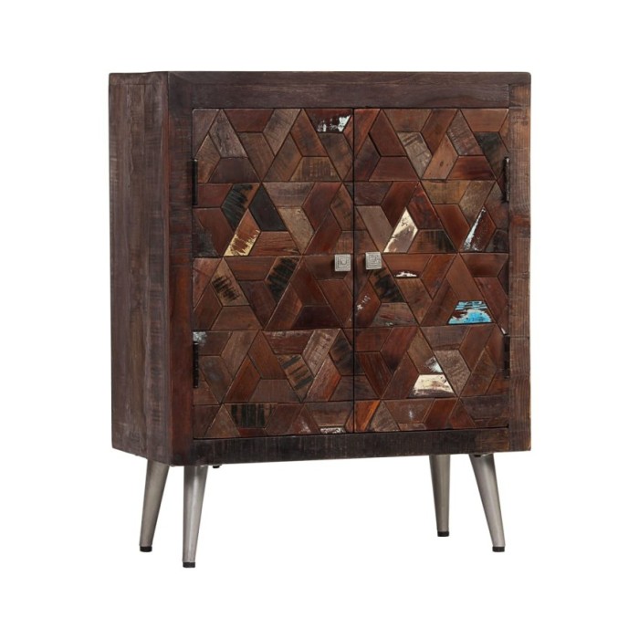 Buffet Bois de récupération solide 60 x 30 x 76 cm