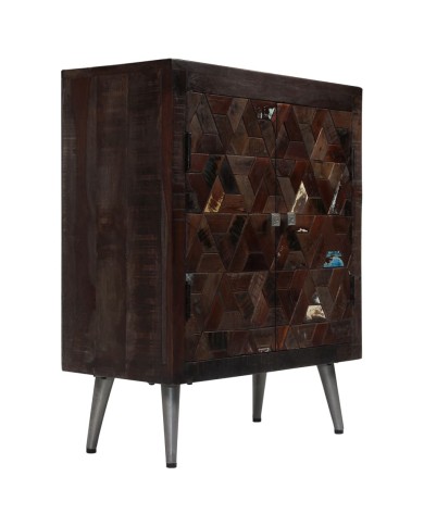 Buffet Bois de récupération solide 60 x 30 x 76 cm