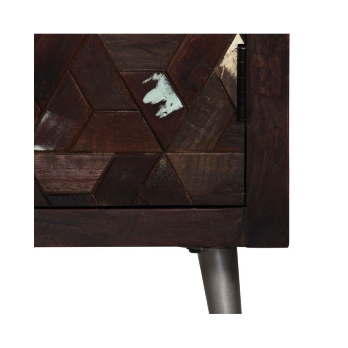 Buffet Bois de récupération solide 60 x 30 x 76 cm