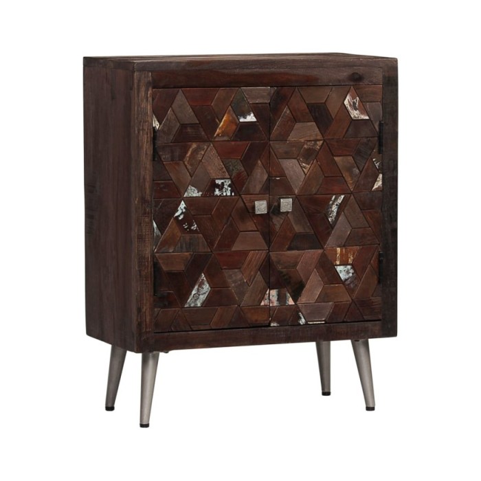Buffet Bois de récupération solide 60 x 30 x 76 cm
