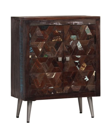 Buffet Bois de récupération solide 60 x 30 x 76 cm