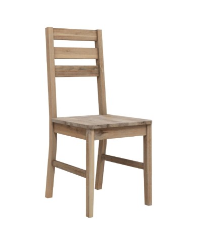 Chaises de salle à manger 2 pcs Bois d'acacia solide