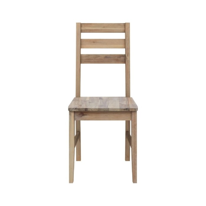Chaises de salle à manger 2 pcs Bois d'acacia solide