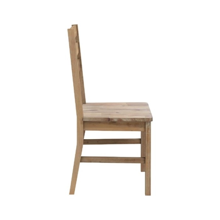 Chaises de salle à manger 2 pcs Bois d'acacia solide