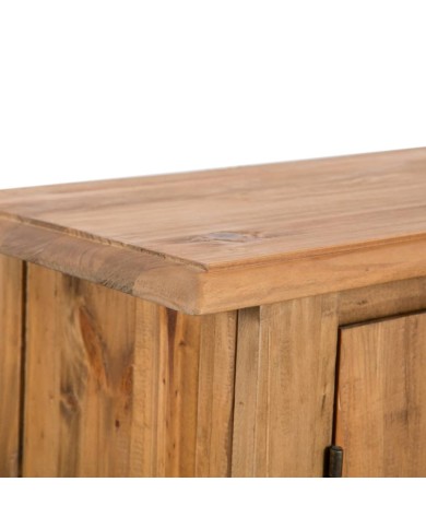 Meuble-lavabo de salle de bains pin massif recyclé 70x32x63 cm