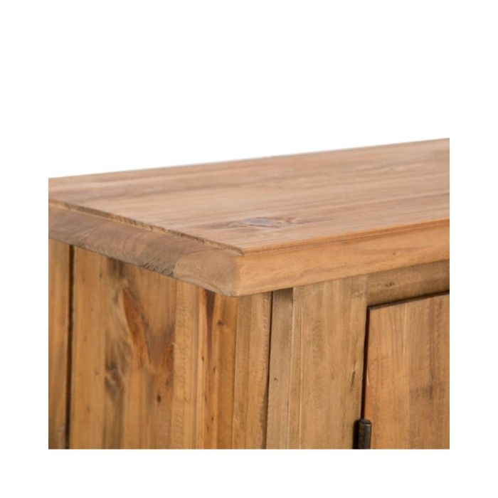 Meuble-lavabo de salle de bains pin massif recyclé 70x32x63 cm