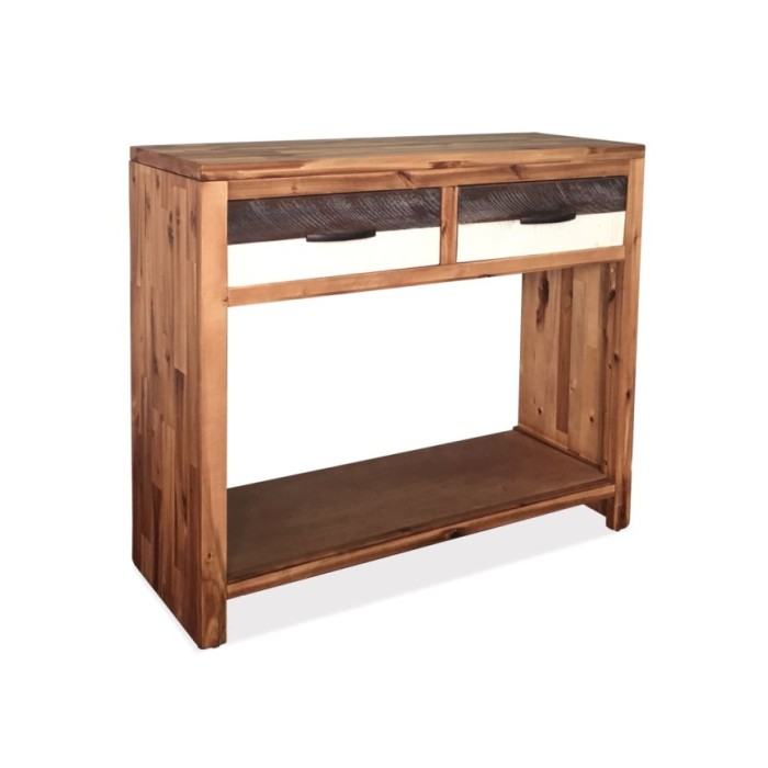 Table console Bois d'acacia massif 86 x 30 x 75 cm