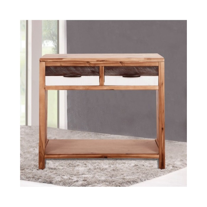 Table console Bois d'acacia massif 86 x 30 x 75 cm