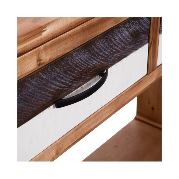 Table console Bois d'acacia massif 86 x 30 x 75 cm