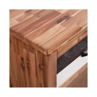 Table console Bois d'acacia massif 86 x 30 x 75 cm