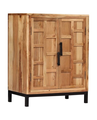 Buffet Bois d'acacia solide 60x35x76 cm Marron