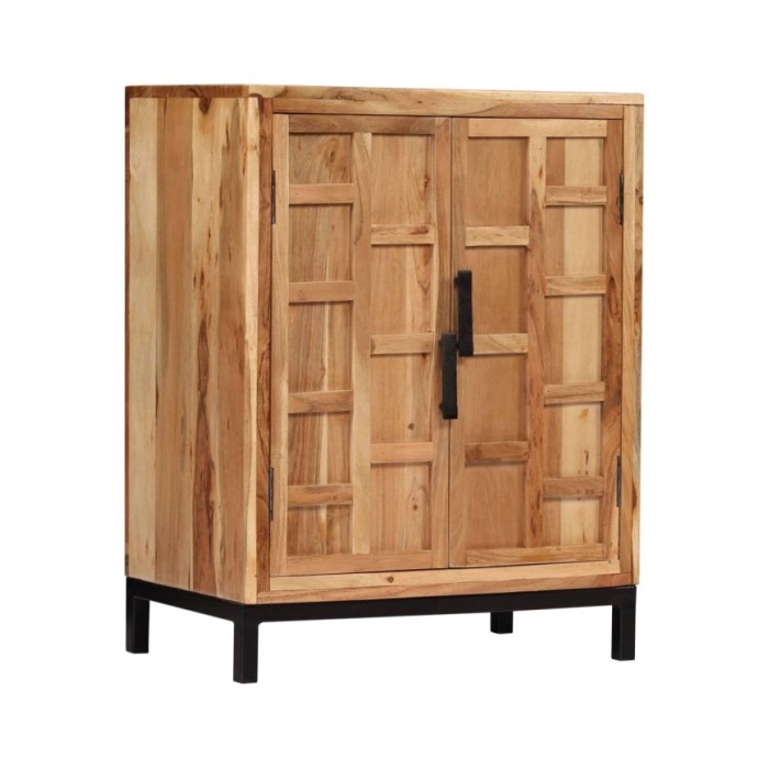 Buffet Bois d'acacia solide 60x35x76 cm Marron