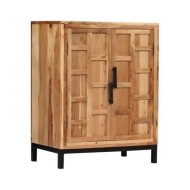 Buffet Bois d'acacia solide 60x35x76 cm Marron