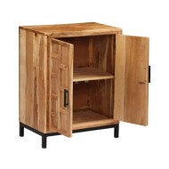Buffet Bois d'acacia solide 60x35x76 cm Marron