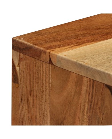 Buffet Bois d'acacia solide 60x35x76 cm Marron