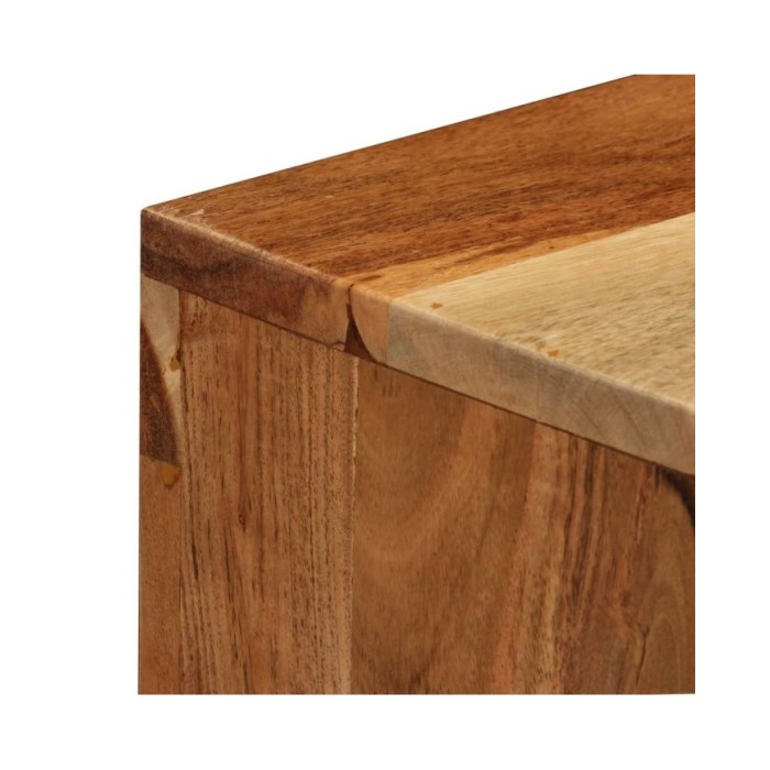 Buffet Bois d'acacia solide 60x35x76 cm Marron