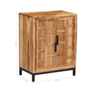 Buffet Bois d'acacia solide 60x35x76 cm Marron