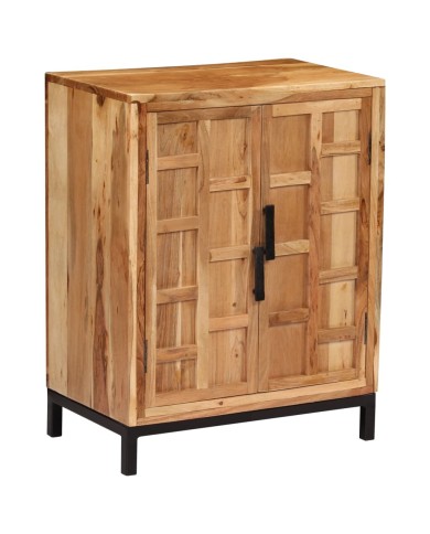 Buffet Bois d'acacia solide 60x35x76 cm Marron
