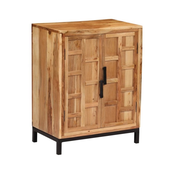 Buffet Bois d'acacia solide 60x35x76 cm Marron