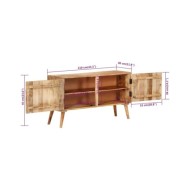 Buffet Bois de manguier massif 120 x 30 x 60 cm