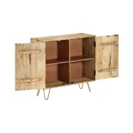 Buffet 80x30x75 cm Bois de manguier solide