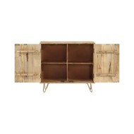Buffet 80x30x75 cm Bois de manguier solide