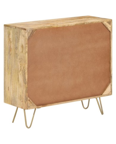 Buffet 80x30x75 cm Bois de manguier solide
