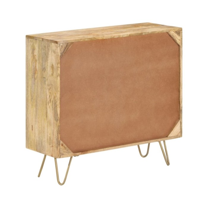 Buffet 80x30x75 cm Bois de manguier solide