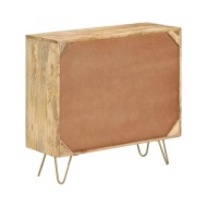 Buffet 80x30x75 cm Bois de manguier solide