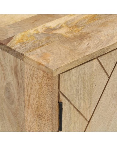 Buffet 80x30x75 cm Bois de manguier solide