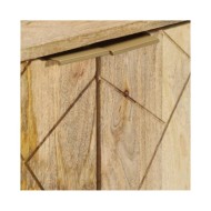 Buffet 80x30x75 cm Bois de manguier solide