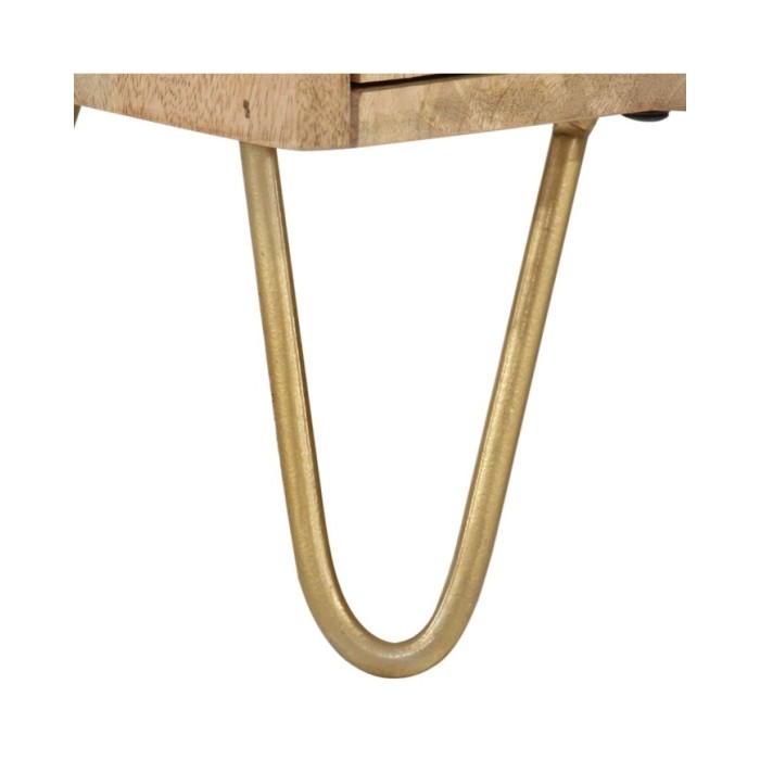 Buffet 80x30x75 cm Bois de manguier solide
