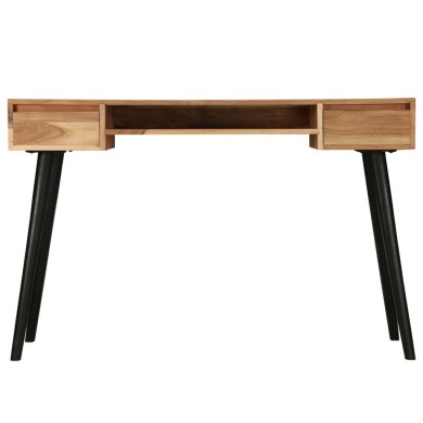 Table à écrire Bois d'acacia massif 118 x 45 x 76 cm