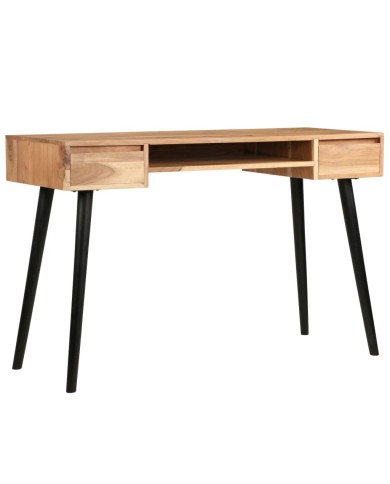 Table à écrire Bois d'acacia massif 118 x 45 x 76 cm