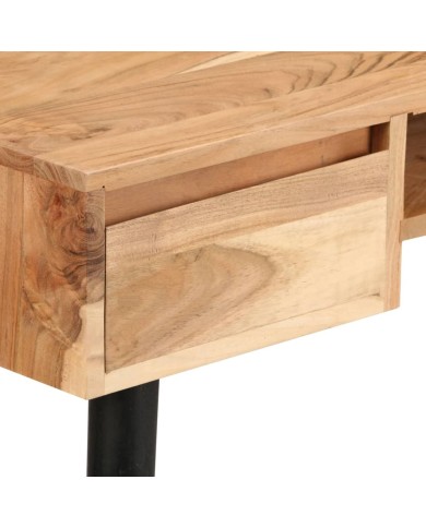 Table à écrire Bois d'acacia massif 118 x 45 x 76 cm