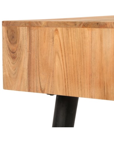 Table à écrire Bois d'acacia massif 118 x 45 x 76 cm