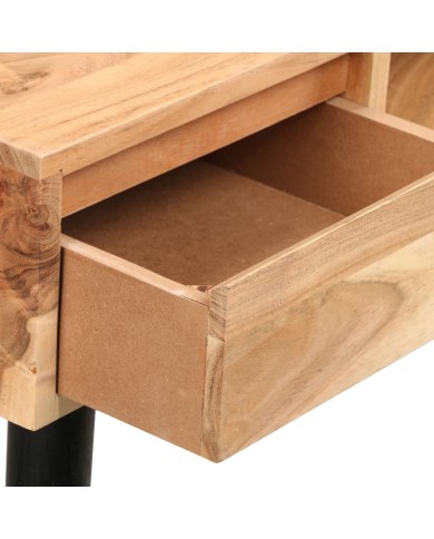 Table à écrire Bois d'acacia massif 118 x 45 x 76 cm