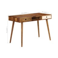 Bureau 110 x 55 x 76 cm Bois solide de Sesham