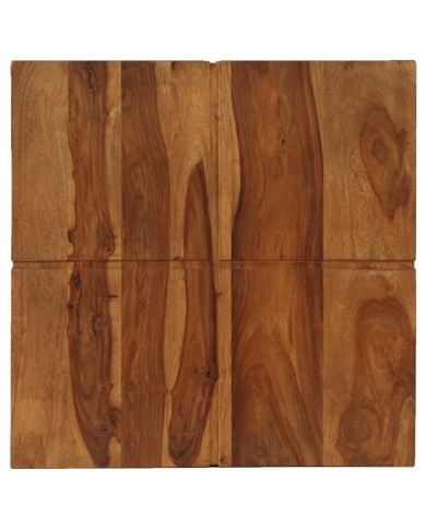 Table basse Bois massif de Sesham 80 x 80 x 30 cm