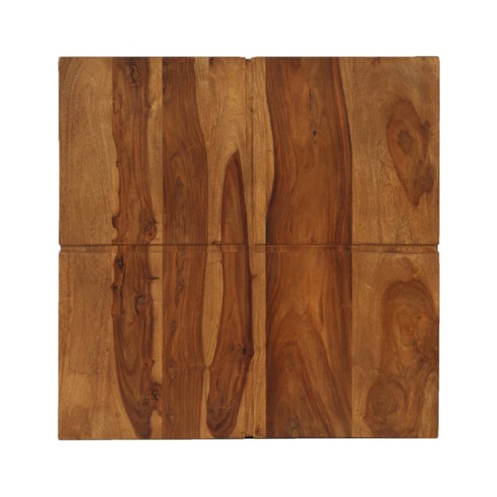 Table basse Bois massif de Sesham 80 x 80 x 30 cm