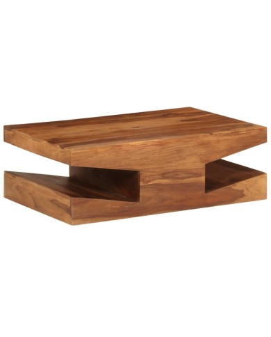 Table basse Bois massif de Sesham 90 x 60 x 30 cm