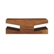 Table basse Bois massif de Sesham 90 x 60 x 30 cm